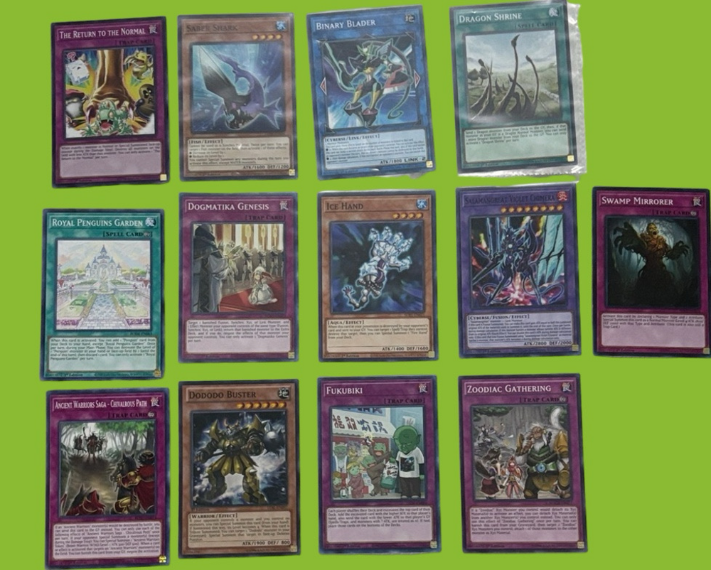 Brand-New Yu-Gi-Oh Cards in Mint Condition  lot of 13-Cards